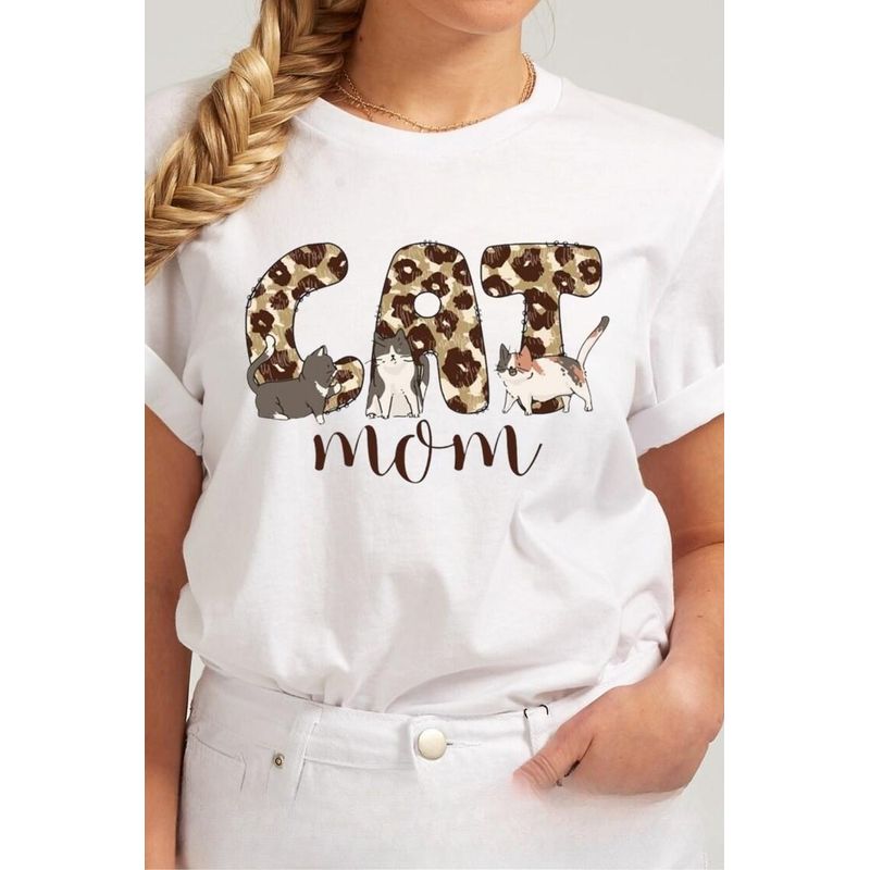 ISMI - Camiseta Animal Print Mujer Manga Corta Ismi