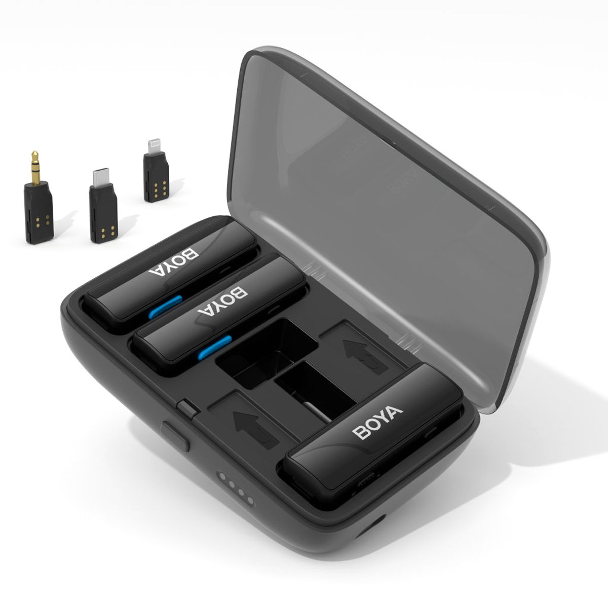 BOYA - Set Micrófono Inalámbrico BOYALINK de Camara Celular Soporte de Mano