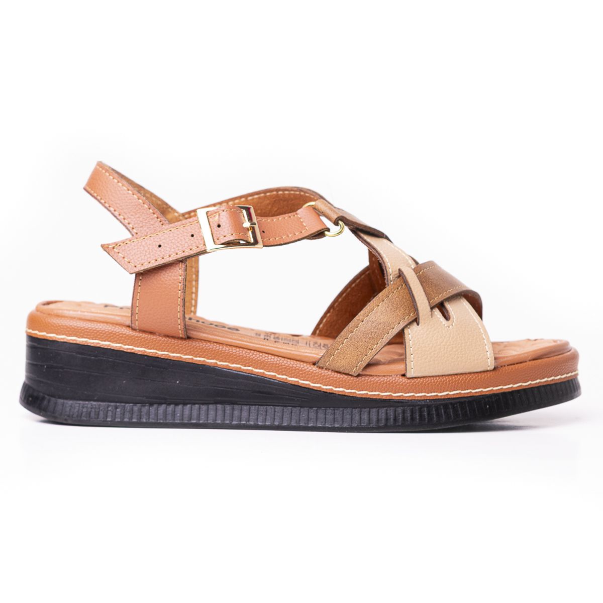 PRICE SHOES - Priceshoes Sandalia Confort Para Mujer 6925465TIERRA