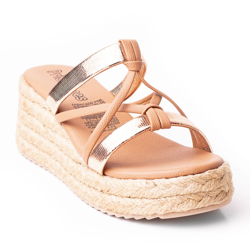 PRICE SHOES - Priceshoes Plataformas en yute Para Mujer 382036AMARETTO