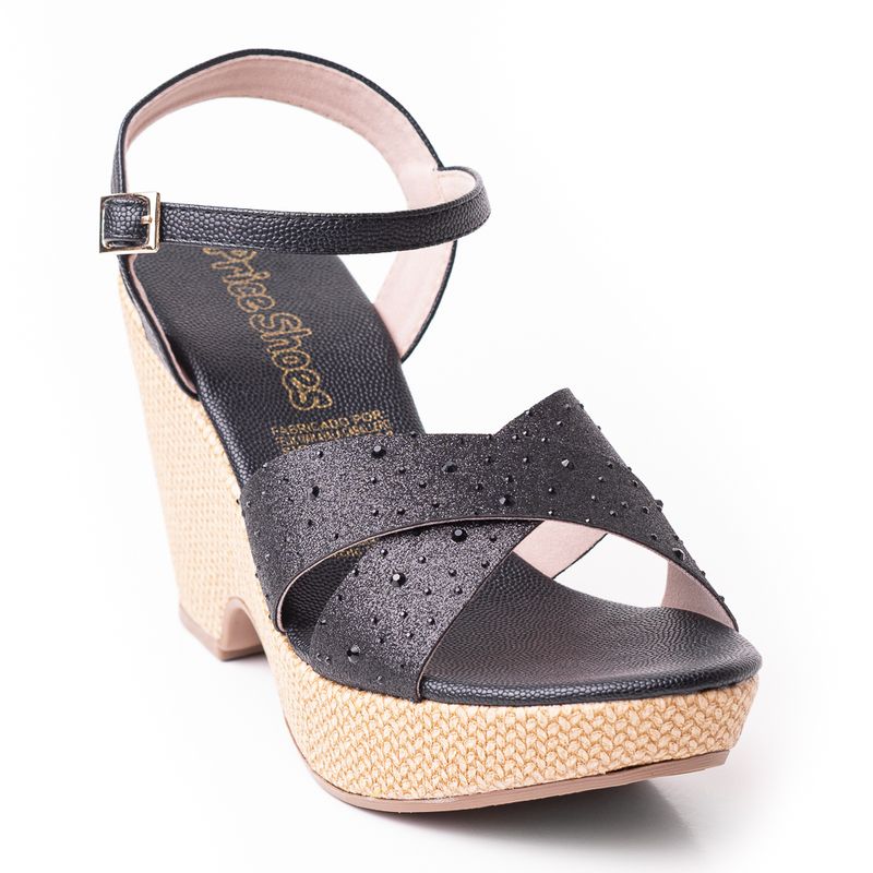 PRICE SHOES - Price Shoes Plataforma Para Mujer 382005NEGRO