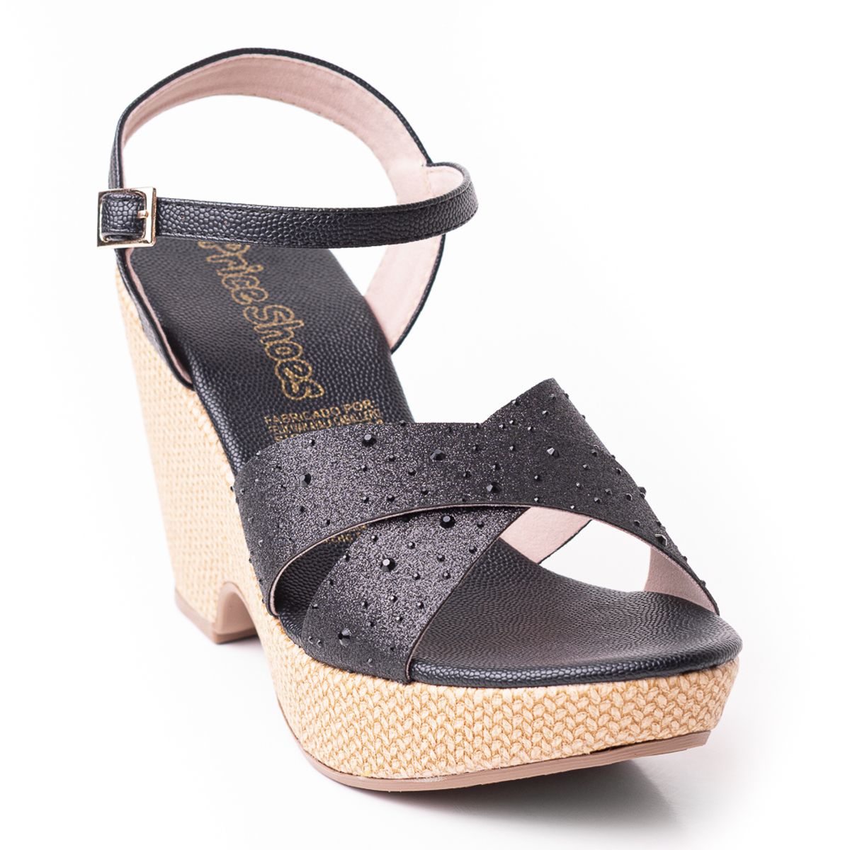 PRICE SHOES - Price Shoes Plataforma Para Mujer 382005NEGRO