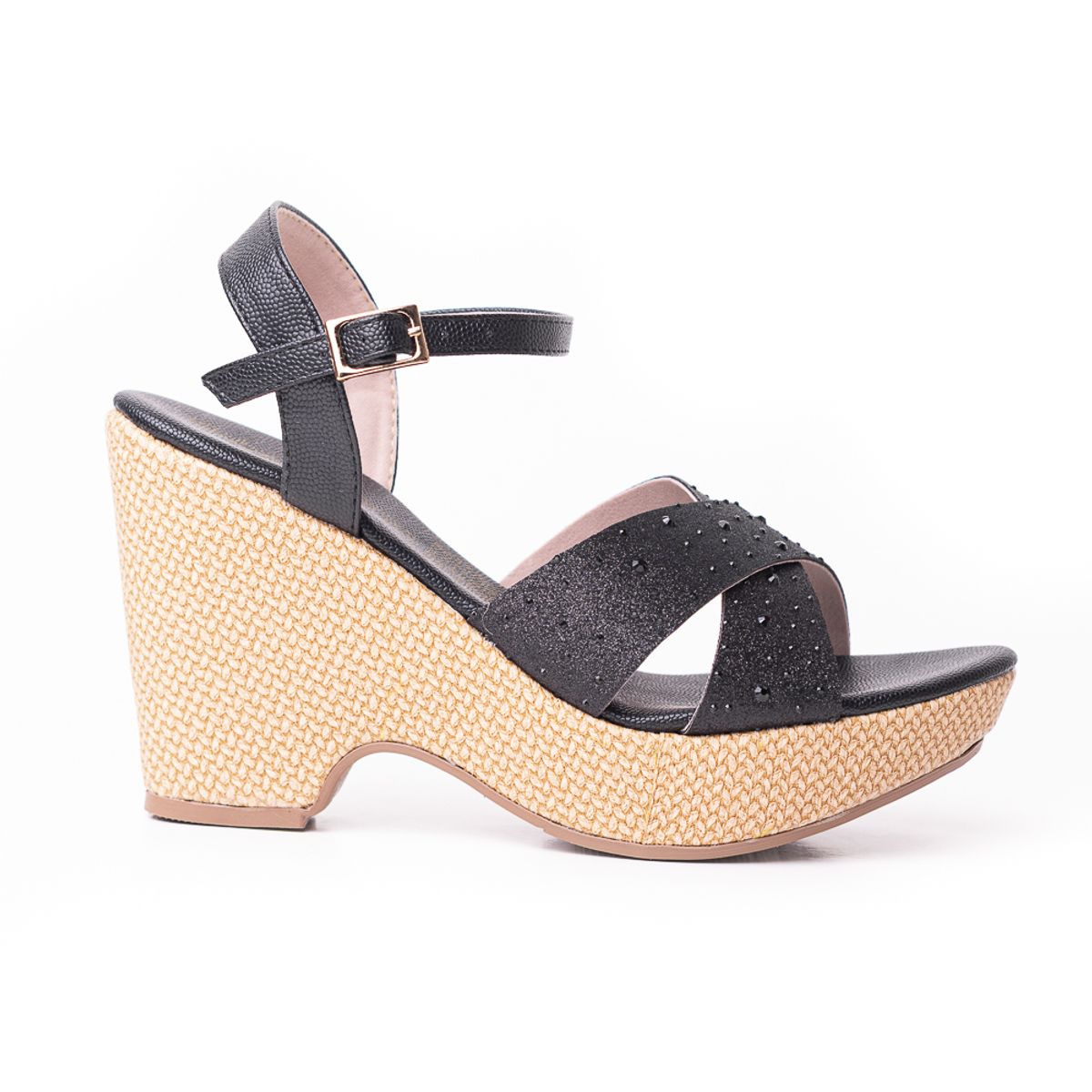 PRICE SHOES - Price Shoes Plataforma Para Mujer 382005NEGRO