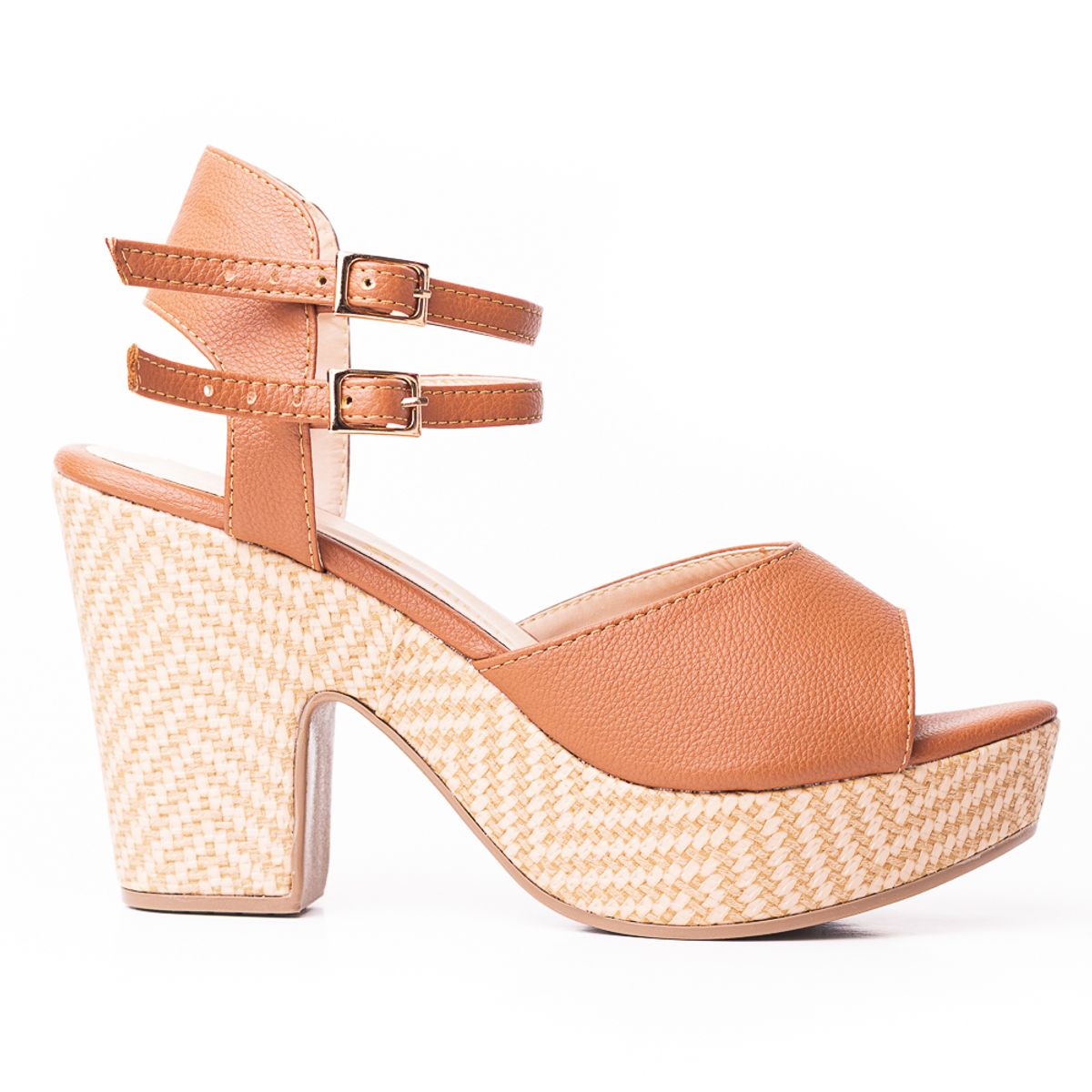 PRICE SHOES - Price Shoes Sandalias Tacon cubano mujer 182CE828MIEL