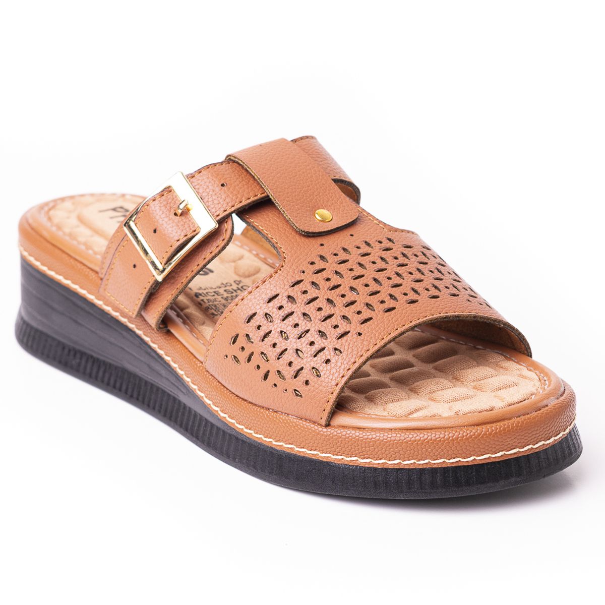 PRICE SHOES - Priceshoes Sandalia Confort Para Mujer 6925544MIEL