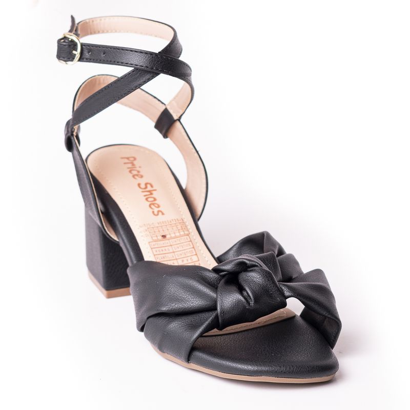 PRICE SHOES - Priceshoes Sandalia tacones para mujer 952A-07NEGRO