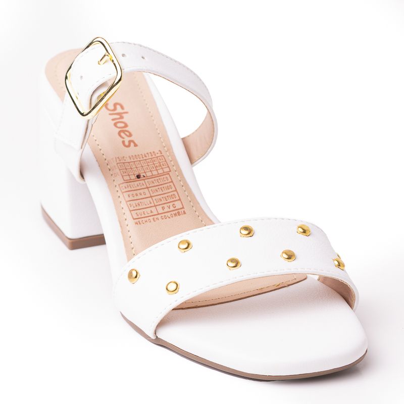 PRICE SHOES - Price Shoes Tacones Moda Mujeres 952A-12BLANCO
