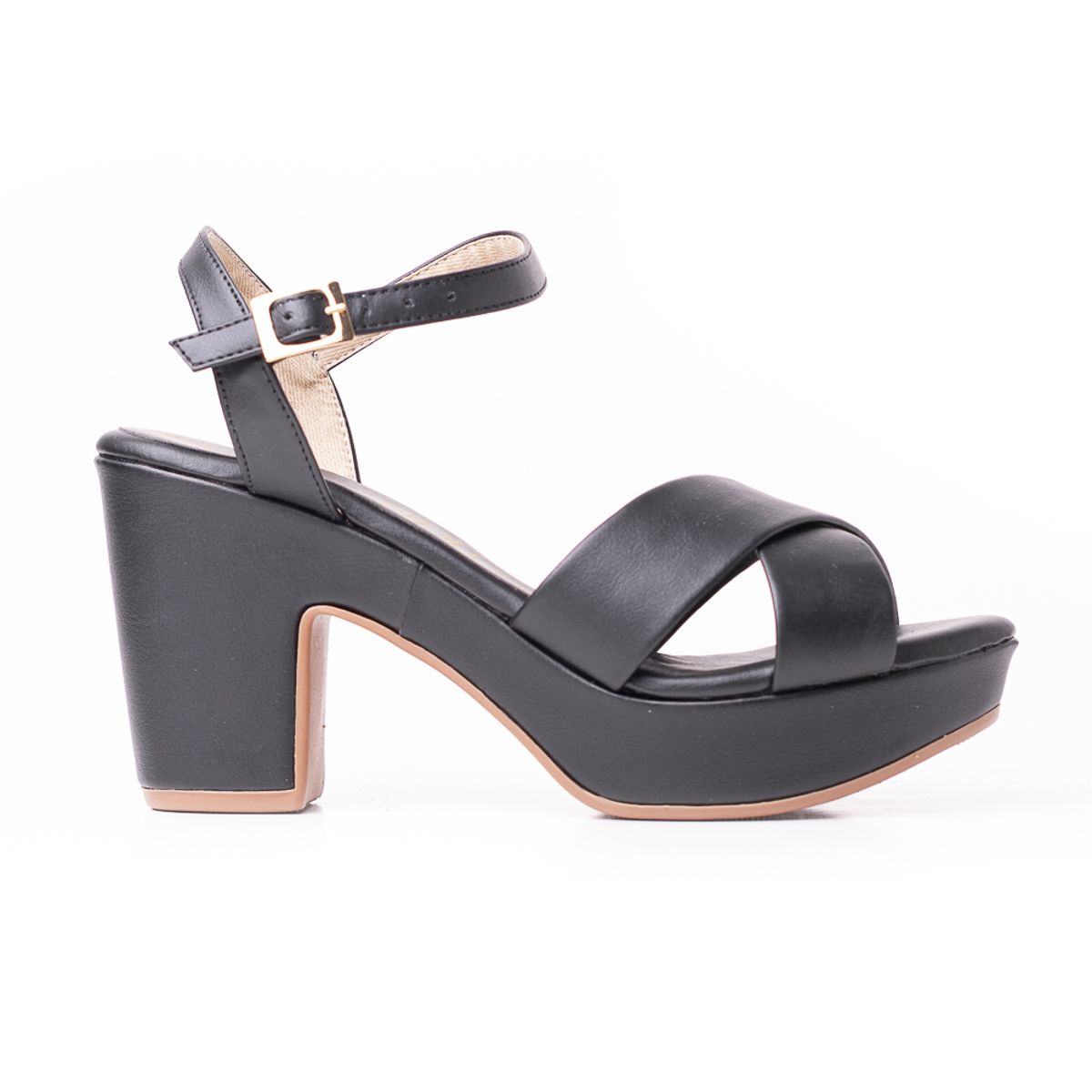PRICE SHOES - Price Shoes Sandalia Tacon para Mujer 462JC011NEGRO