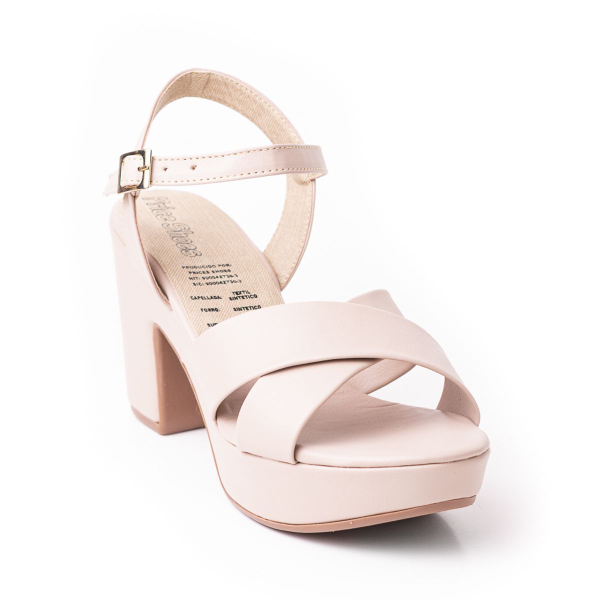 PRICE SHOES - Price Shoes Sandalia Tacon para Mujer 462JC011COCOA