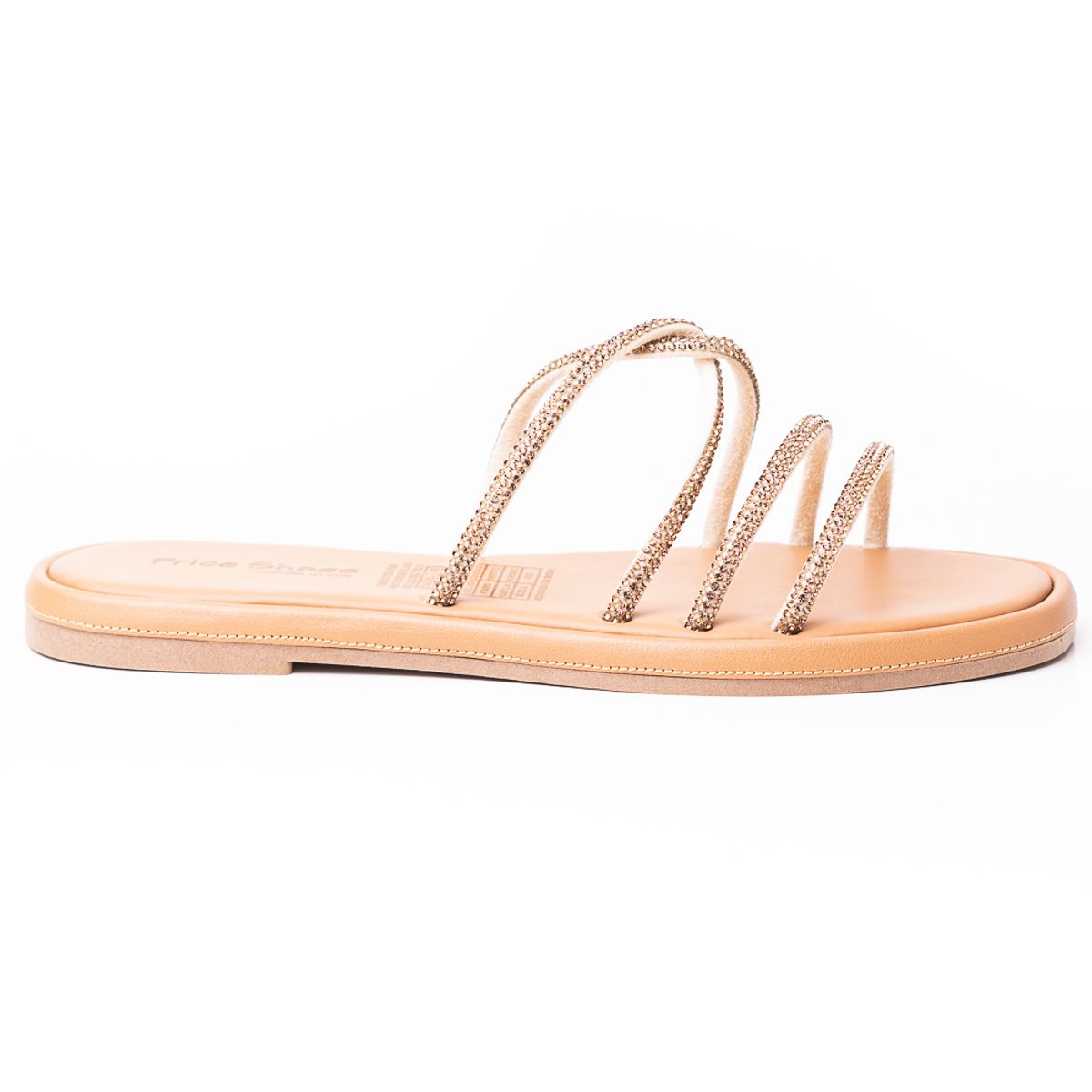 PRICE SHOES - Priceshoes Sandalias Planas para mujer 902H-08AMARETTO