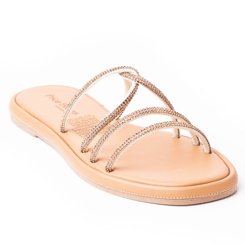 PRICE SHOES - Priceshoes Sandalias Planas para mujer 902H-08AMARETTO