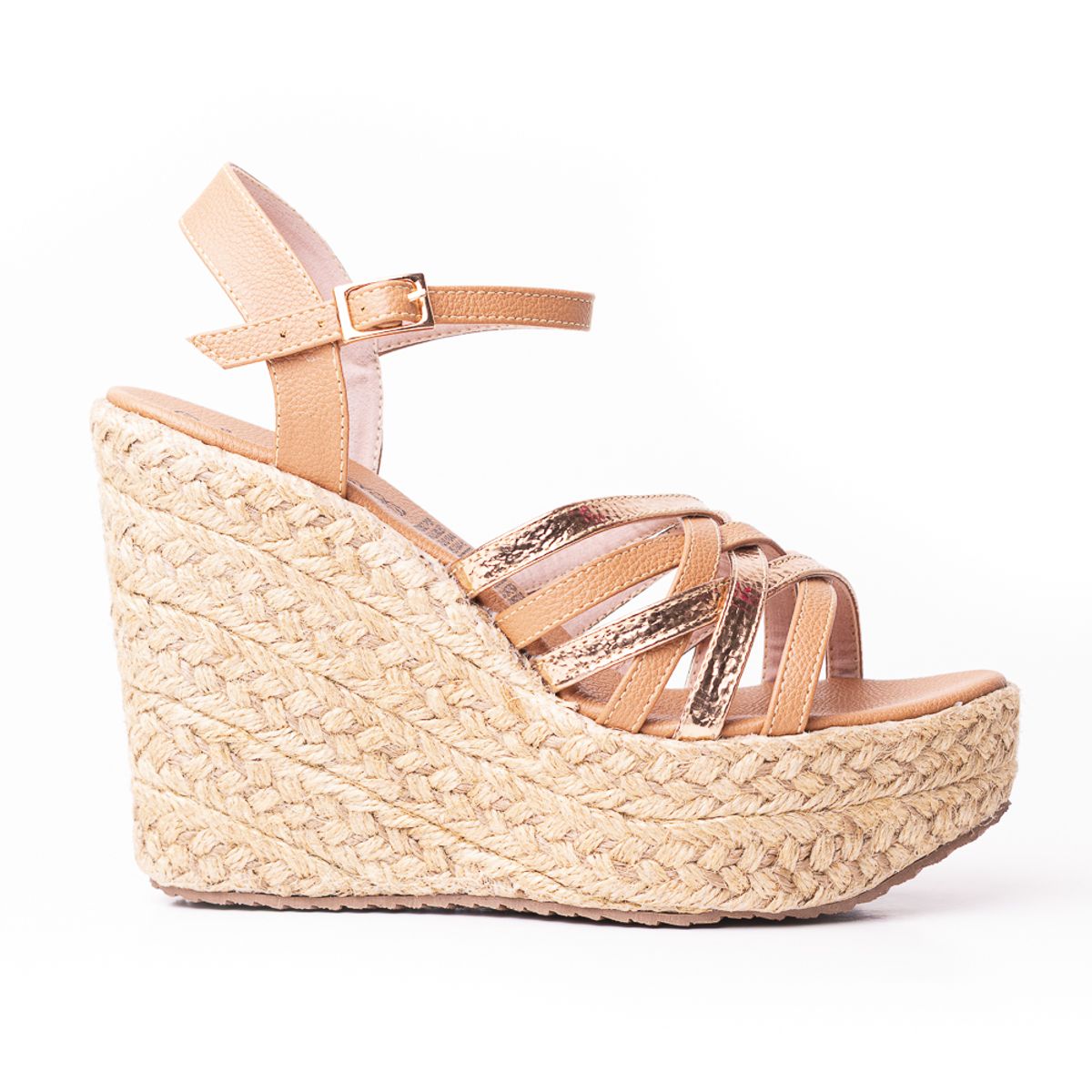 PRICE SHOES - Priceshoes Plataformas en yute Para Mujer 382011AMARETTO