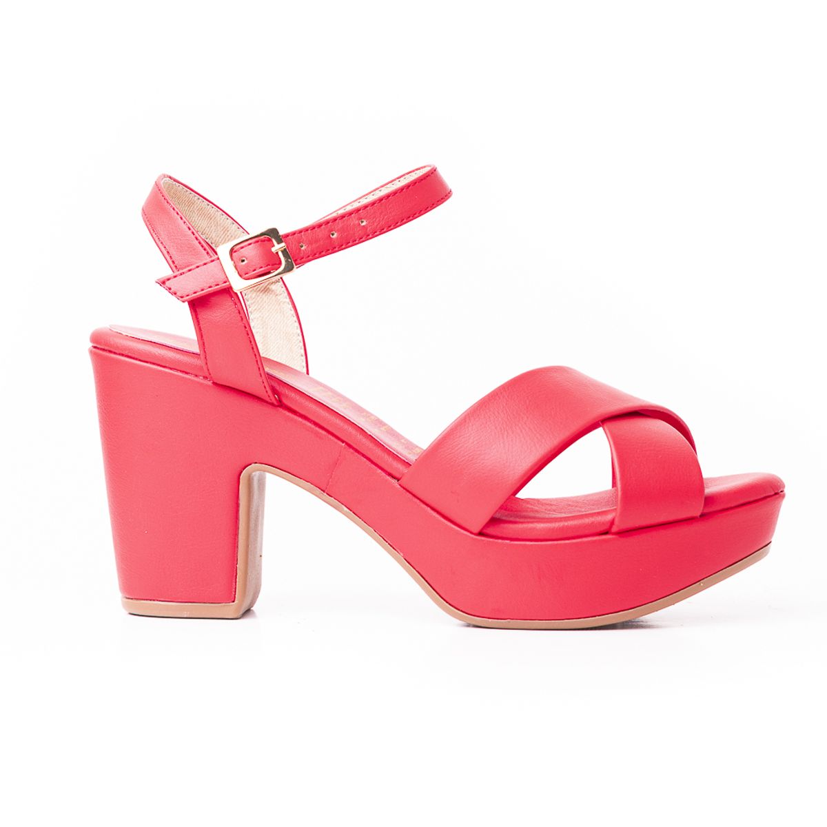 PRICE SHOES - Price Shoes Sandalia Tacon para Mujer 462JC011ROJO