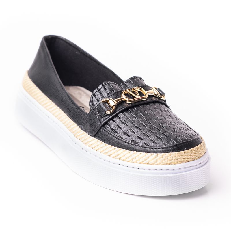 PRICE SHOES - Price shoes Mocasin Casual Mujer 252Y12NEGRO