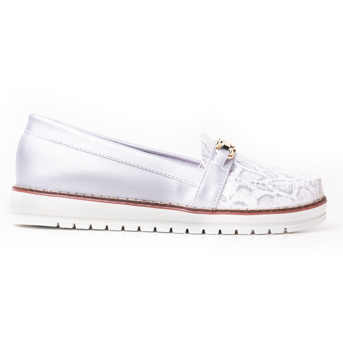 PRICE SHOES - Price shoes Mocasin Casual Mujer 252F06PLATA