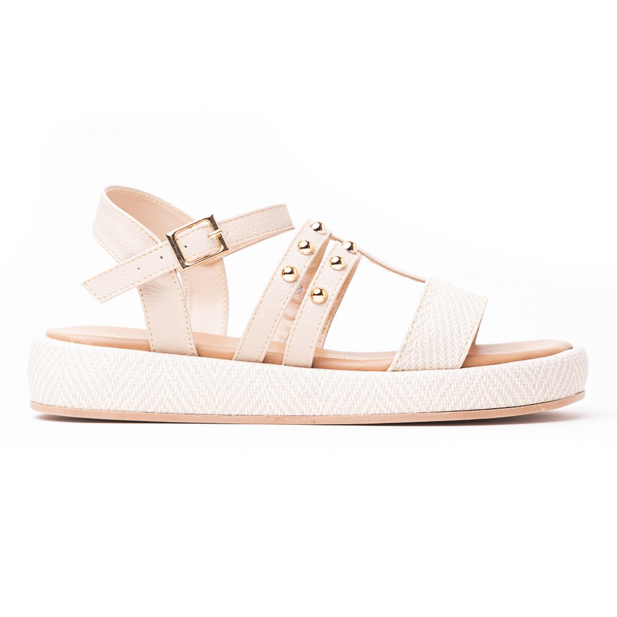 PRICE SHOES - Price shoes sandalia confort para mujer 6022763BEIGE