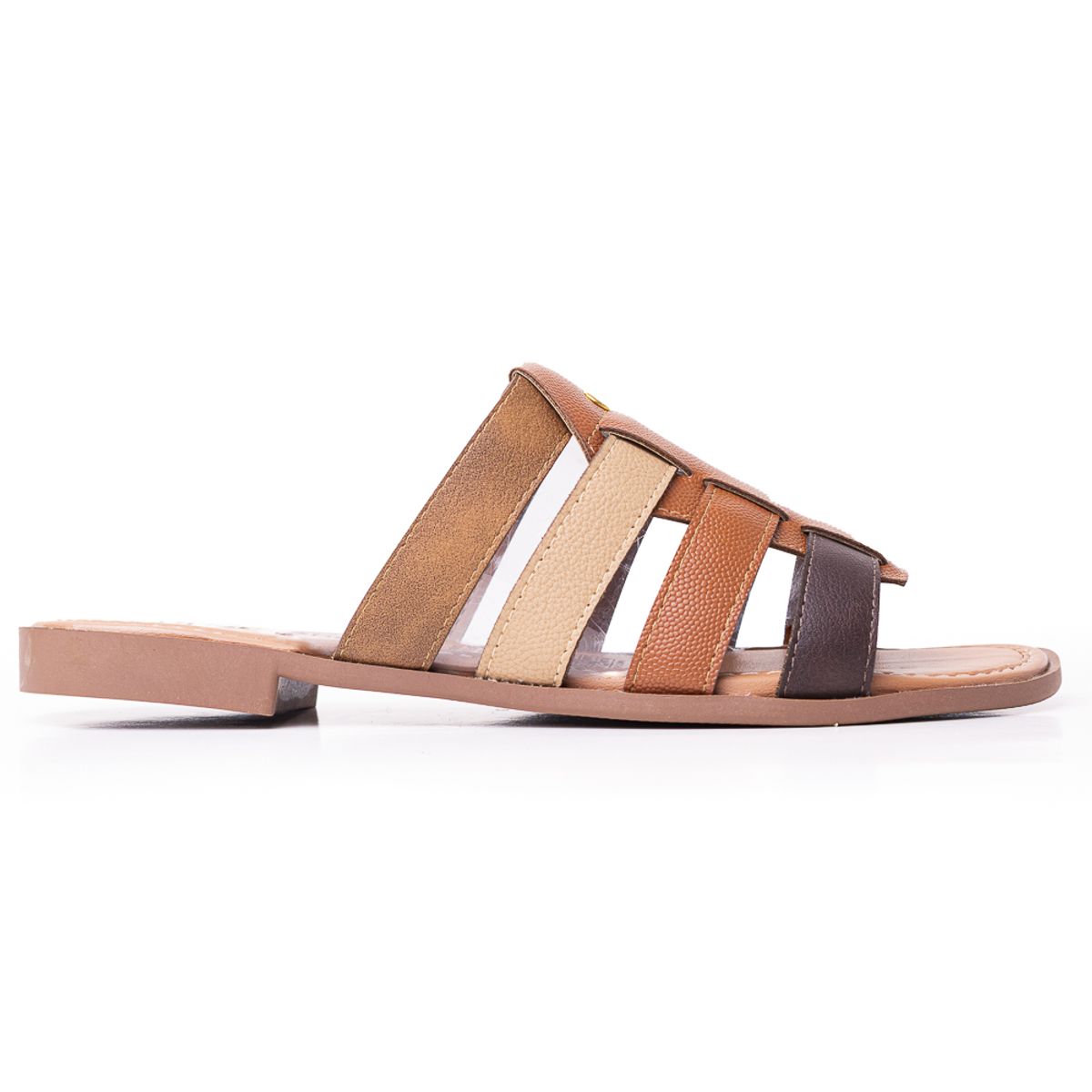 PRICE SHOES - Priceshoes Sandalia Plana para dama 692V233TIERRA