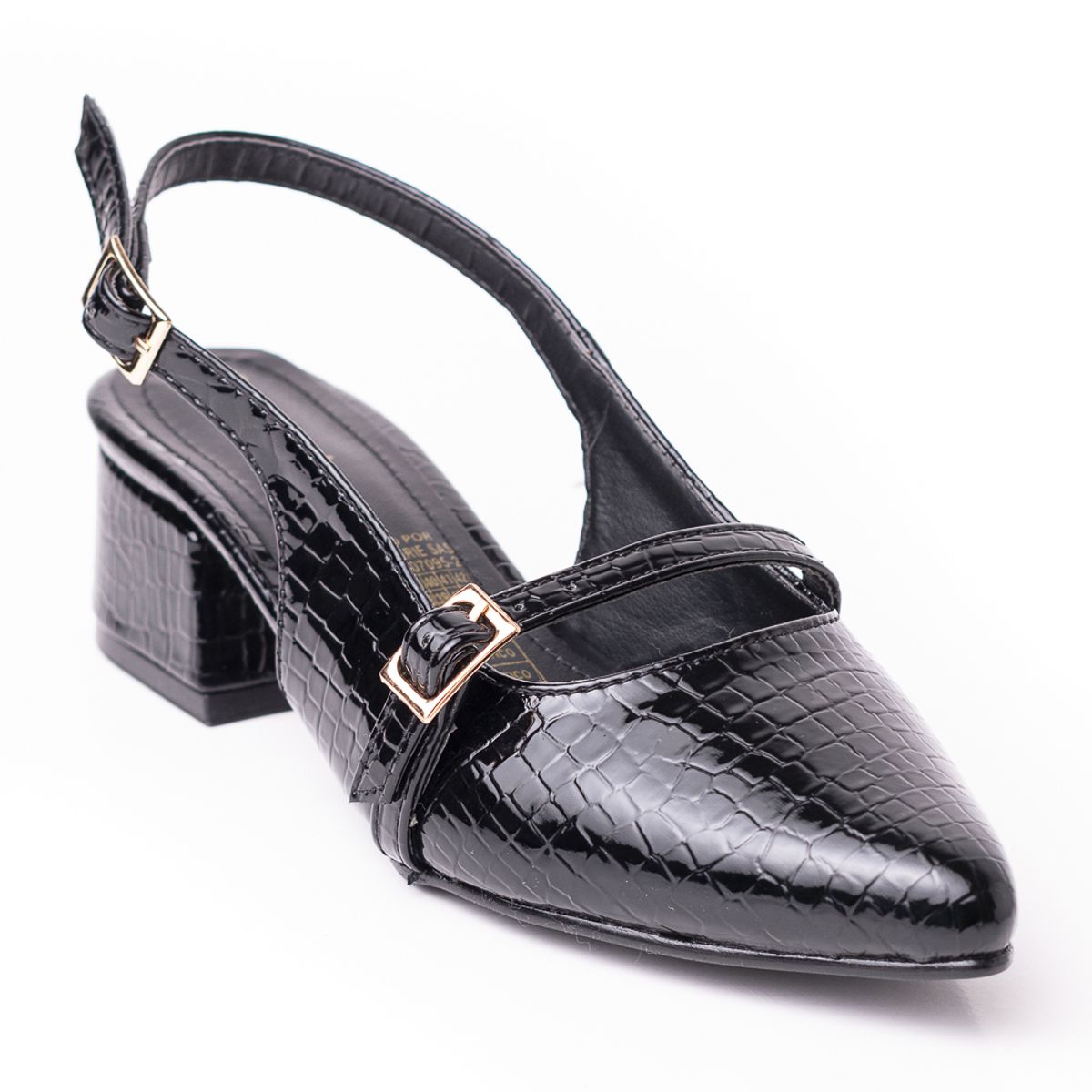 PRICE SHOES - Price Shoes Tacon puntudo bajo para Mujer 9721126NEGRO