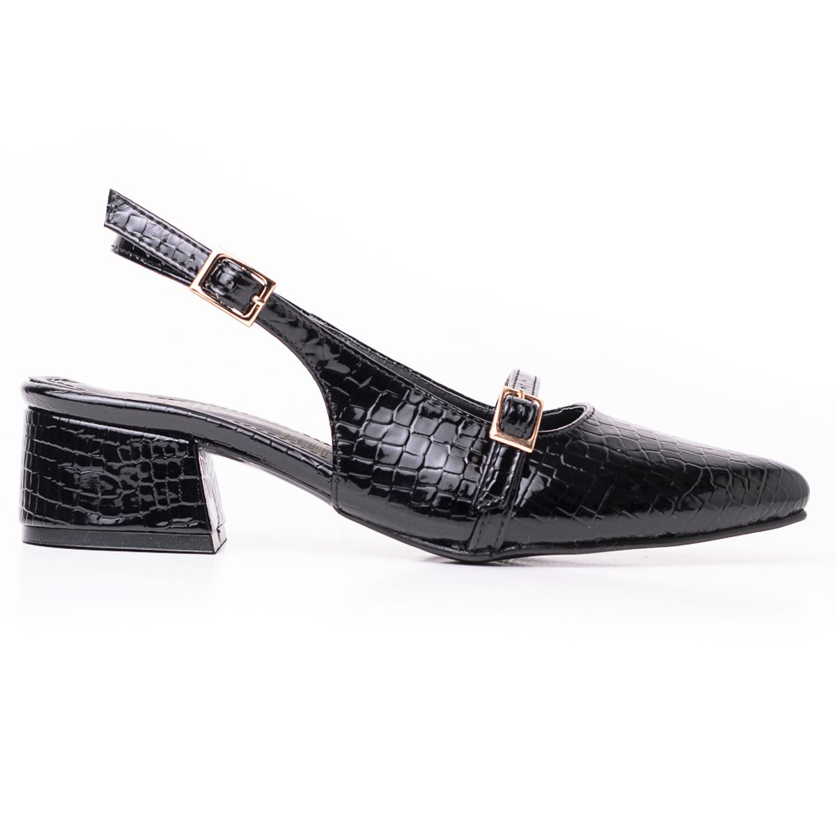PRICE SHOES - Price Shoes Tacon puntudo bajo para Mujer 9721126NEGRO