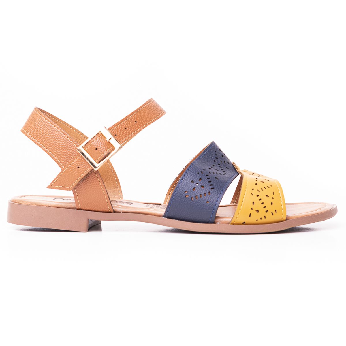 PRICE SHOES - Priceshoes Sandalia Plana para dama 692V225AZUL