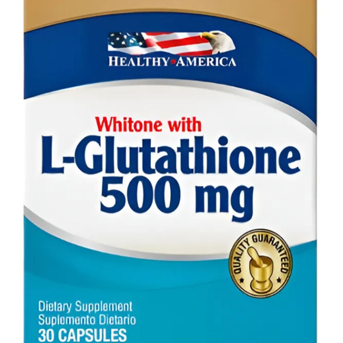 HEALTHY AMERICA - L-GLUTAMINA 500MG X 30 CAPSULAS WHITONE WITH