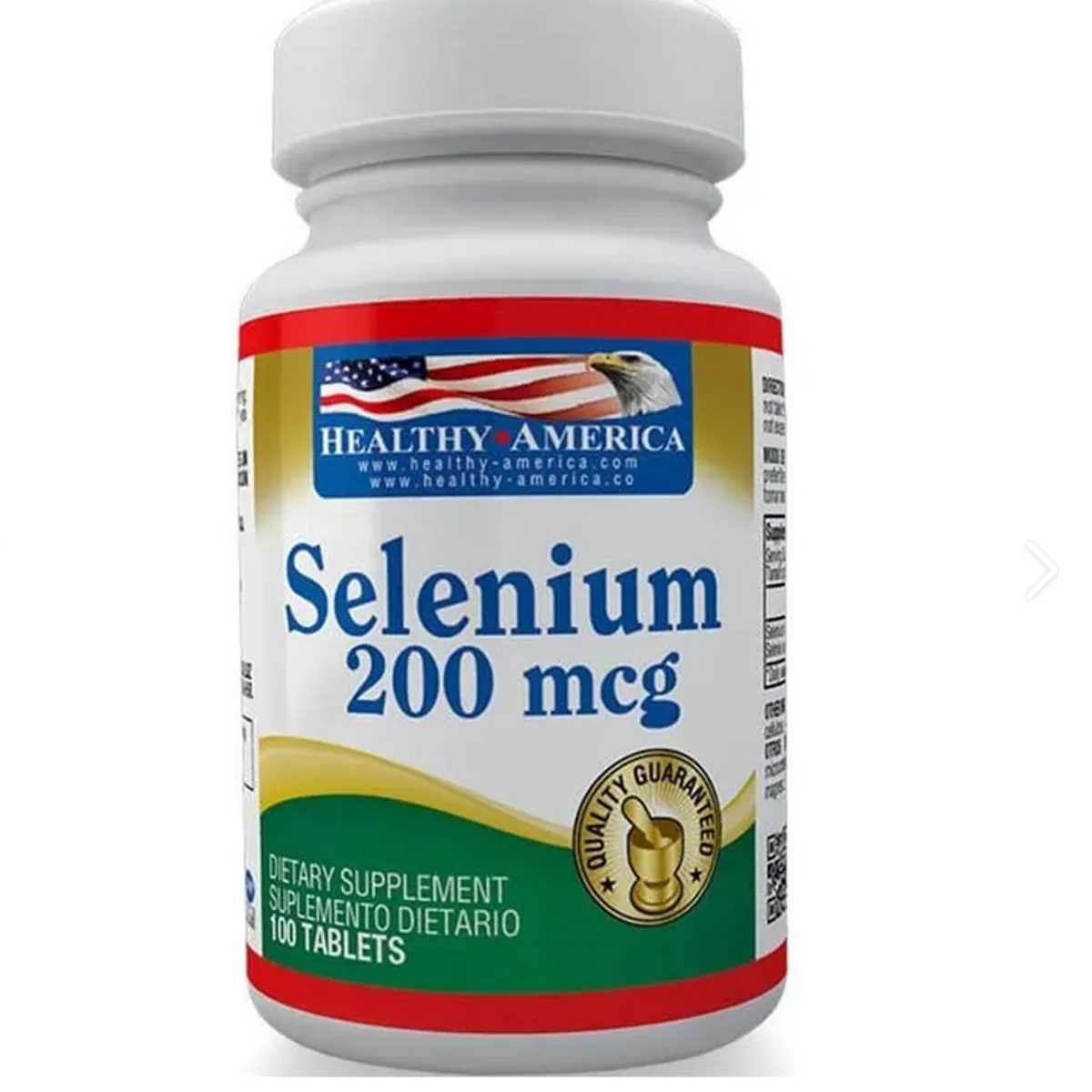 HEALTHY AMERICA - SELENIO 200 MCG X 100 TABLETAS