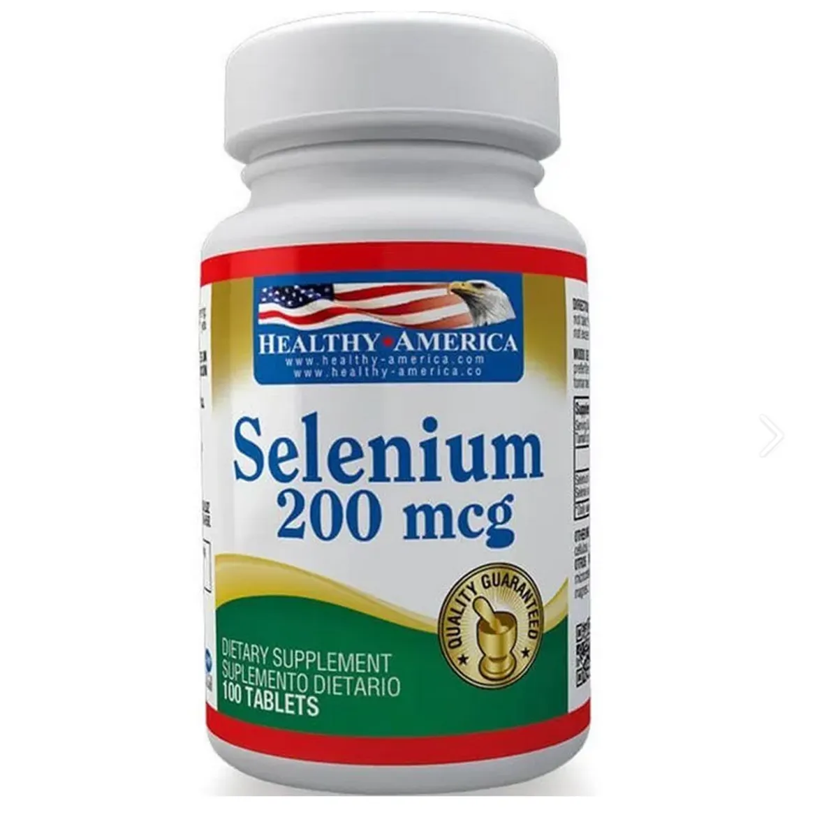 HEALTHY AMERICA - SELENIO 200 MCG X 100 TABLETAS