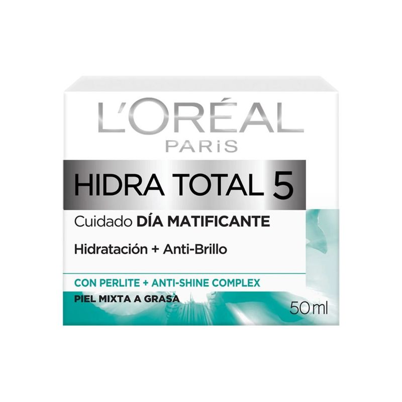 LOREAL PARIS - Loreal Paris Hidra Total 5 Cuidado Dia Matificante 50ML