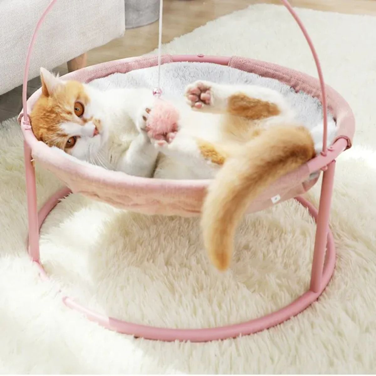 GENERICO - Cama Jumping Con Tapete Beige