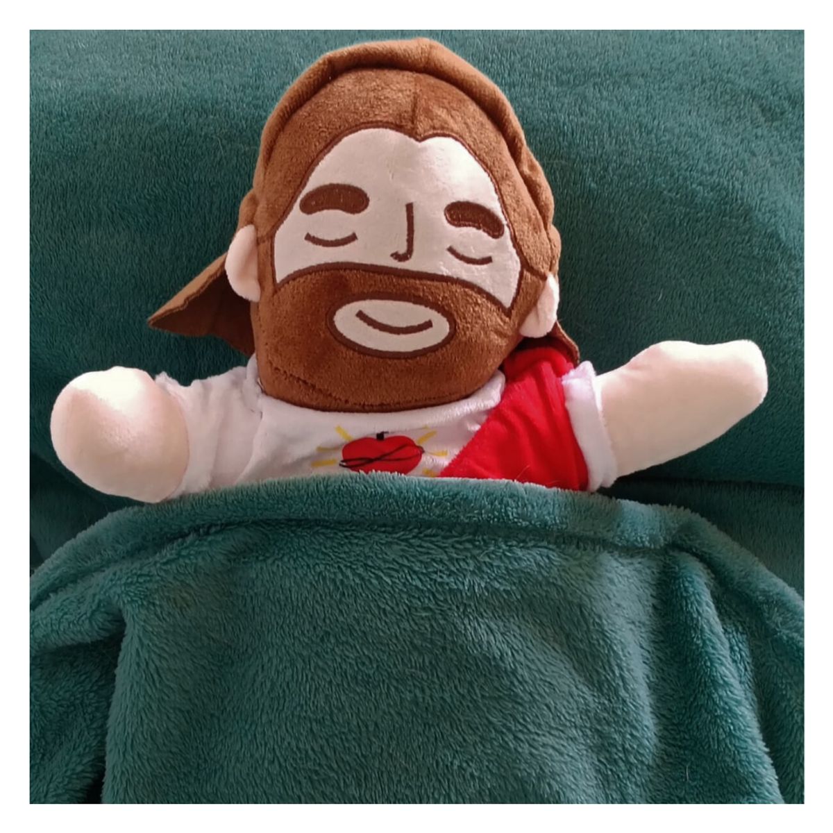 GENERICO - Peluche De Jesús Luminoso Con Efecto De Respiración Y Sonido