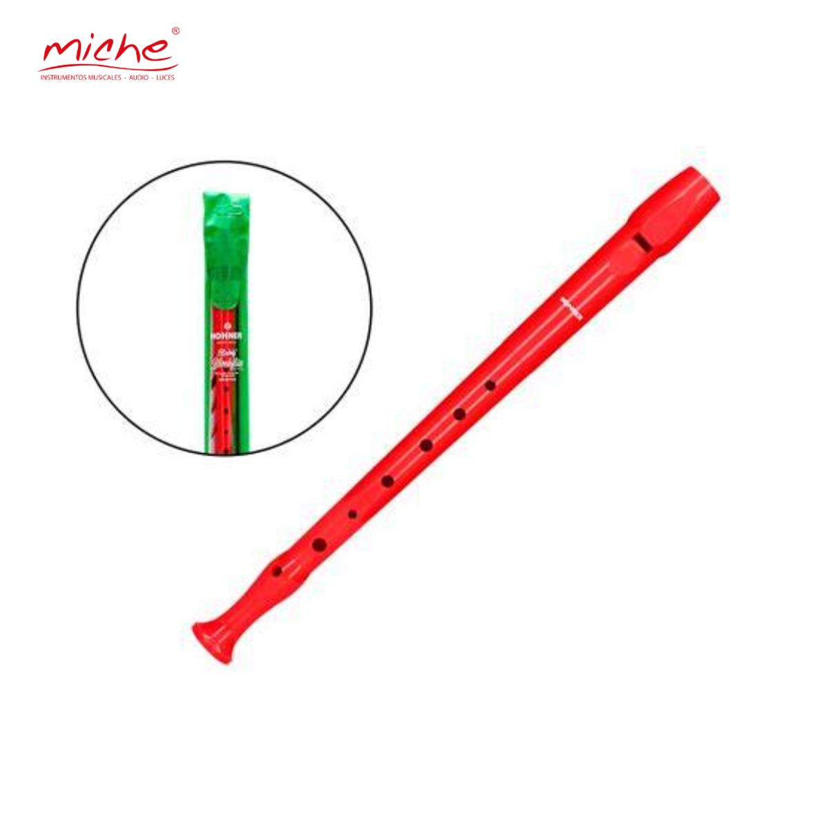 HOHNER - FLAUTA DULCE HOHNER SOPRANO 9508 ROJO B95084RE