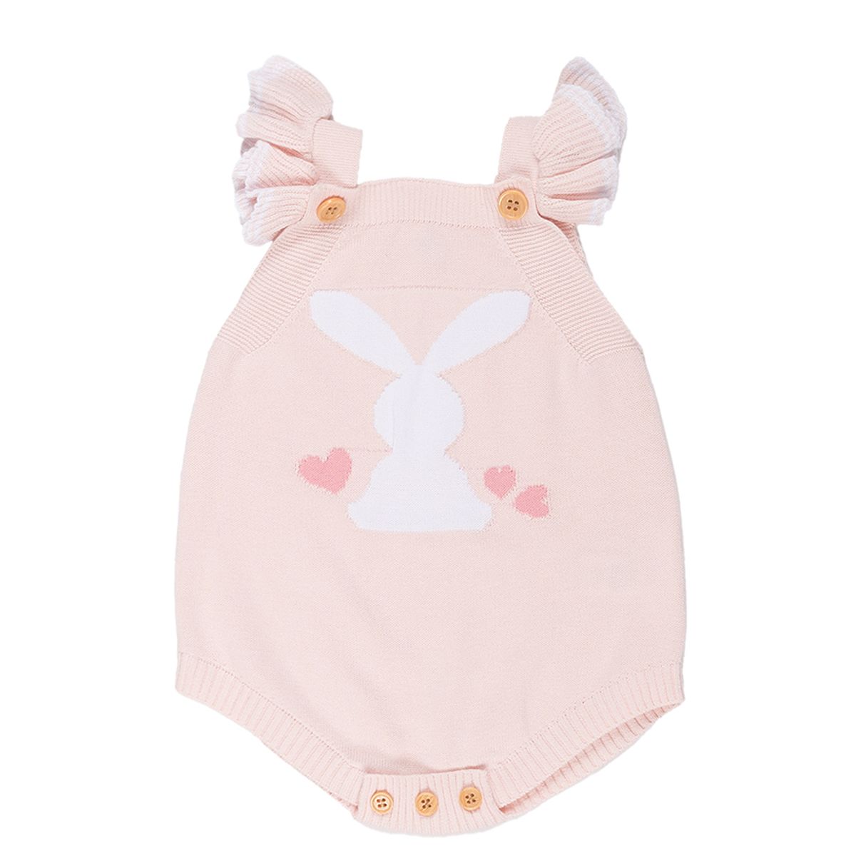 BABY SAMUU - Braga tejida Heart bunny