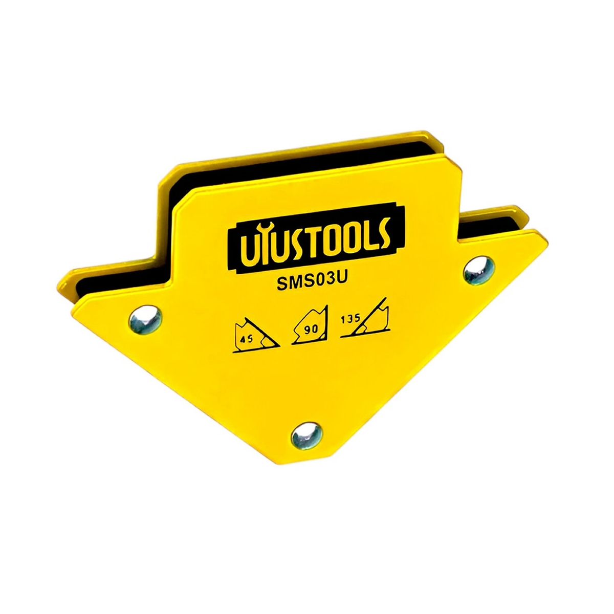 UYUSTOOLS - Sujetador Escuadra Magnética Soldar 3" Uyustools 3 Ángulos