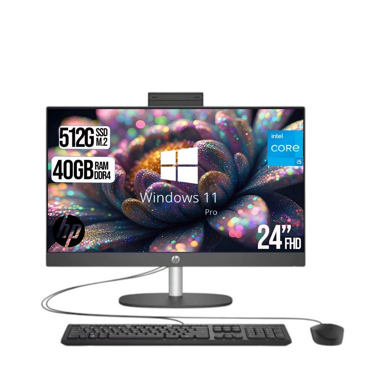 HP - TODO EN UNO HP CORPORATIVO INTEL CORE I5-1334U SSD 512GB RAM 40GB LED 24  W11 PRO