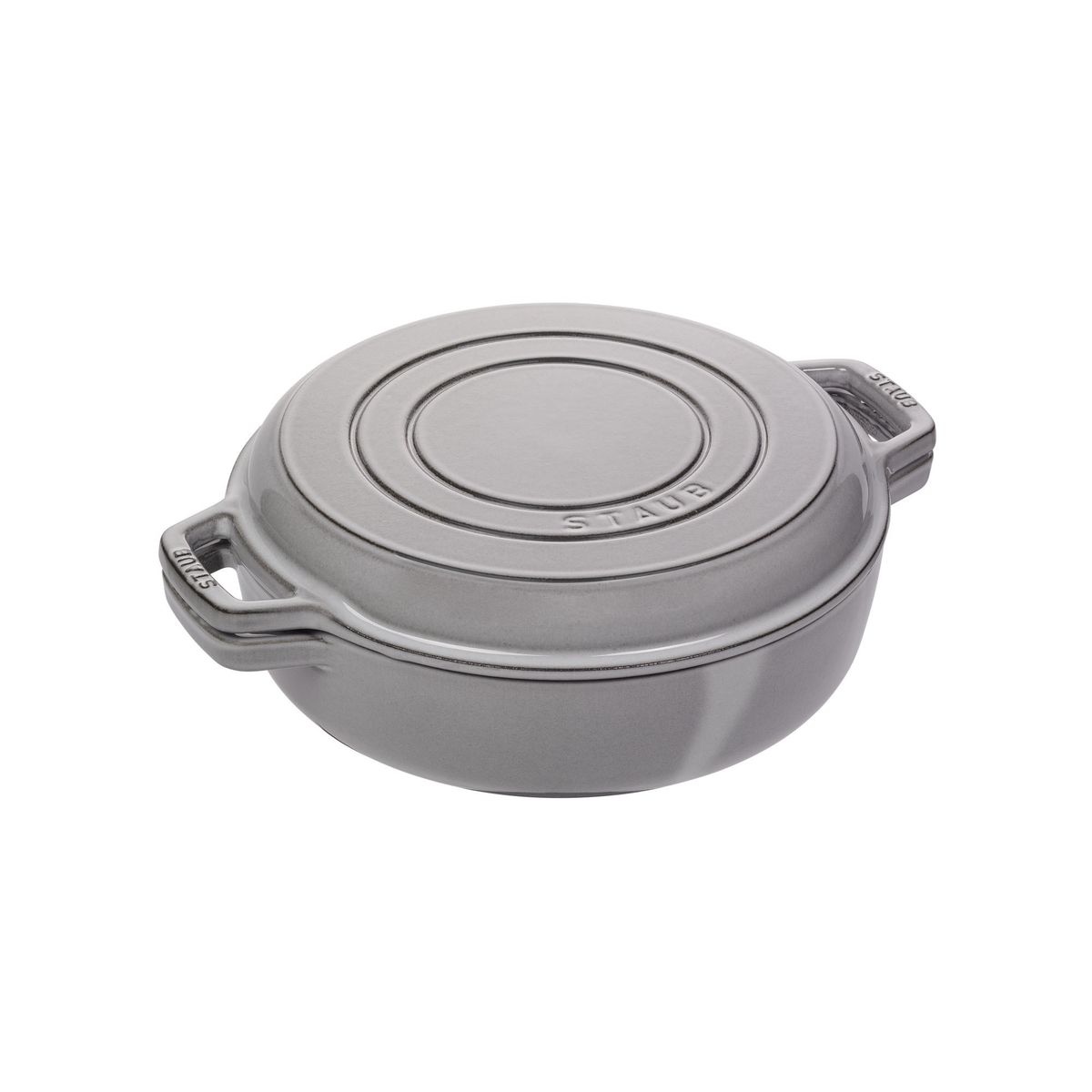 STAUB - Olla de hierro fundido con cocción al vapor- STAUB original