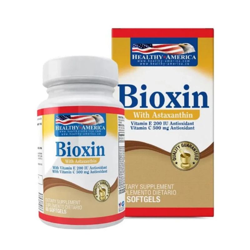HEALTHY AMERICA - BIOXIN WITH ASTAXANTHIN X 60 CAPSULAS