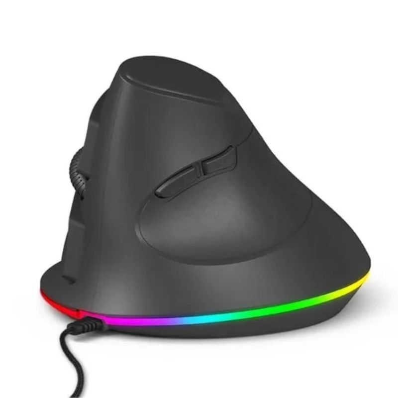 GENERICO - Mouse Inalámbrico Ergonómico Modelo WM338 Negro