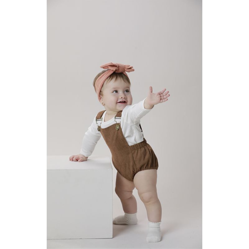 BABY SAMUU - Conjunto blusa y braga pana Milford