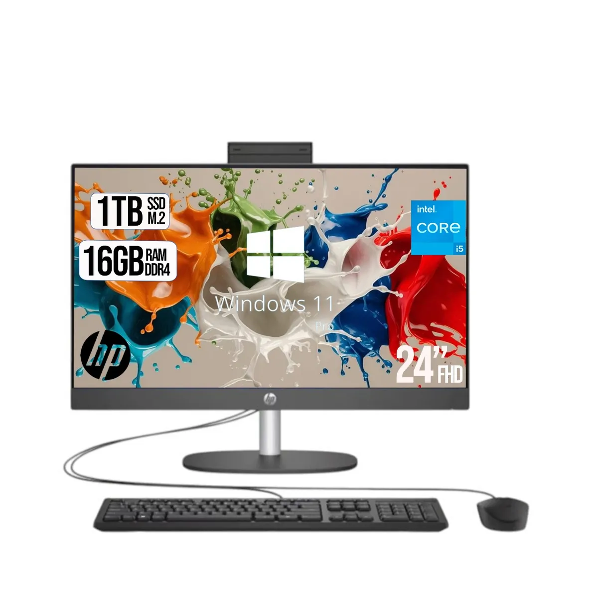 HP - TODO EN UNO HP CORPORATIVO INTEL CORE I5-1334U SSD 1TB RAM 16GB LED 24 W11 PRO