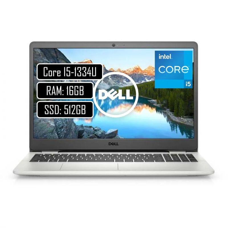 DELL - PORTATIL DELL INSPIRON 3530 INTEL CI5 1334U -RAM 16GB -SSD 512GB -15.6" SILVER- WIN 11 PREISTALADO