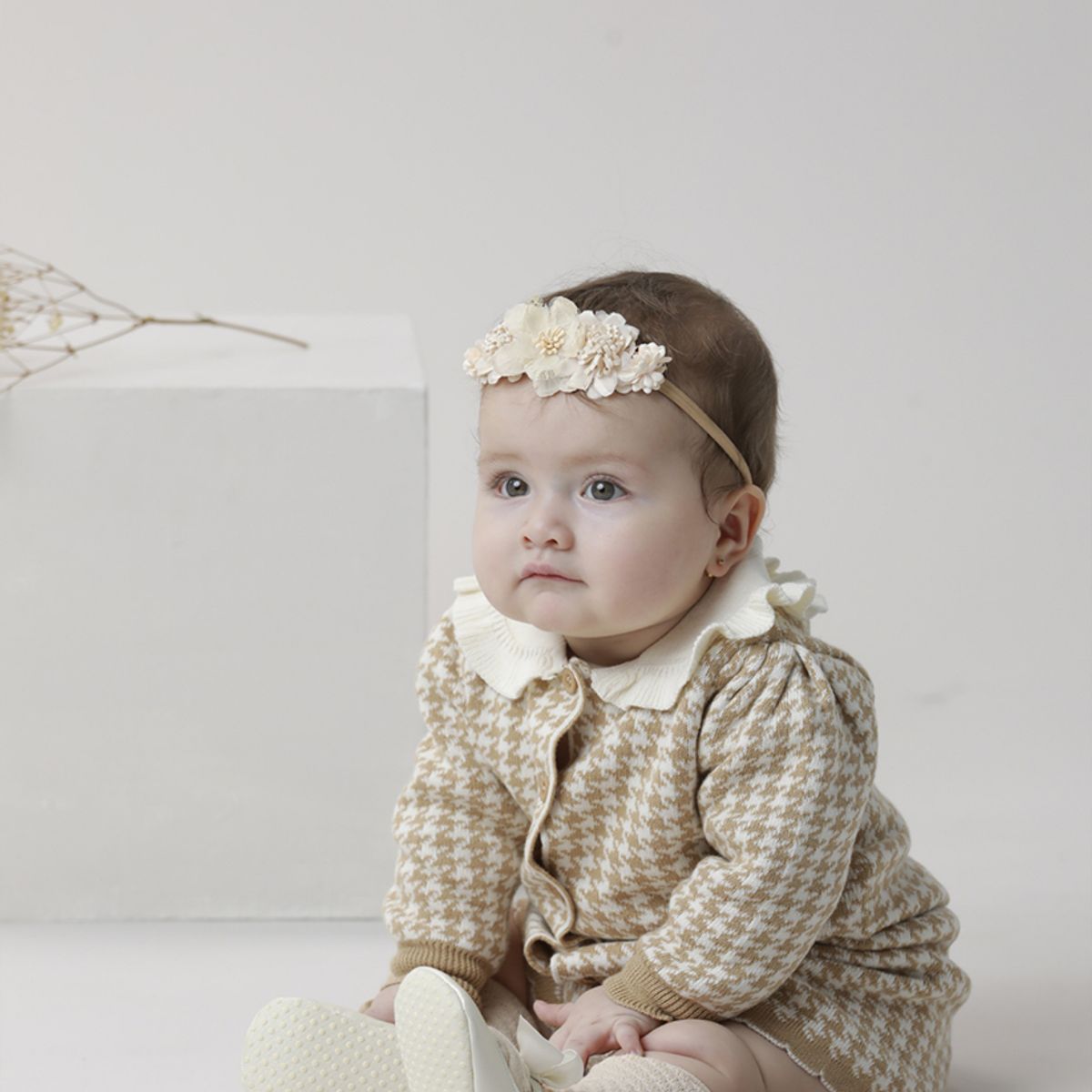 BABY SAMUU - Conjunto sueter y short tejido -  Zoe