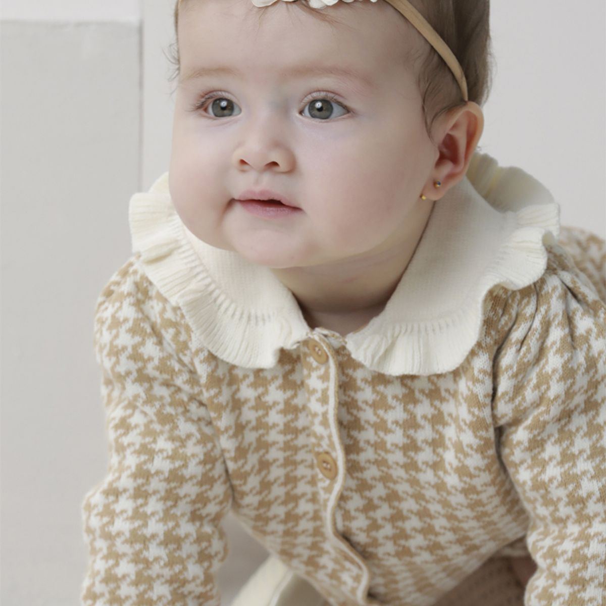 BABY SAMUU - Conjunto sueter y short tejido -  Zoe