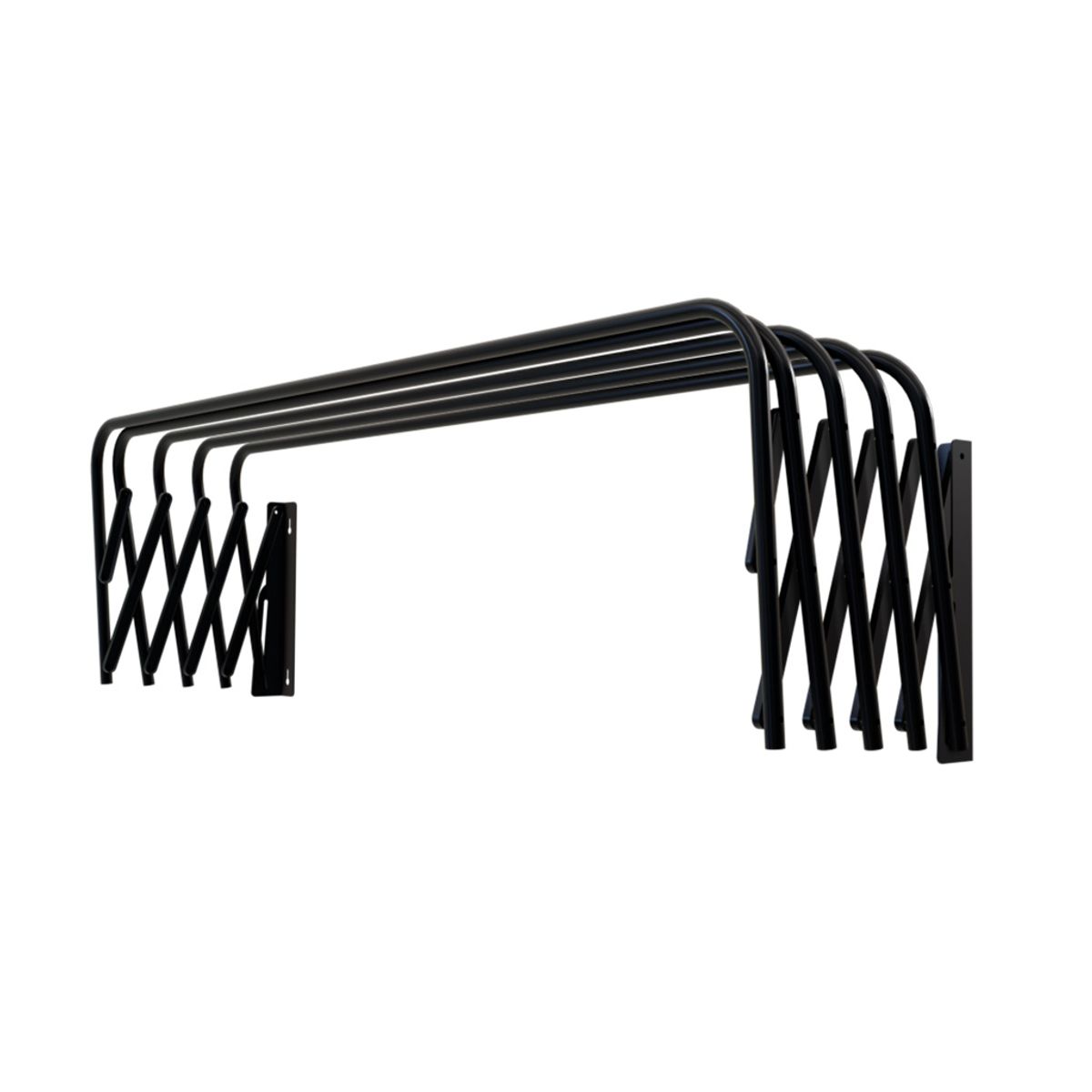 REJIPLAS - Tendedero de pared 60cm negro