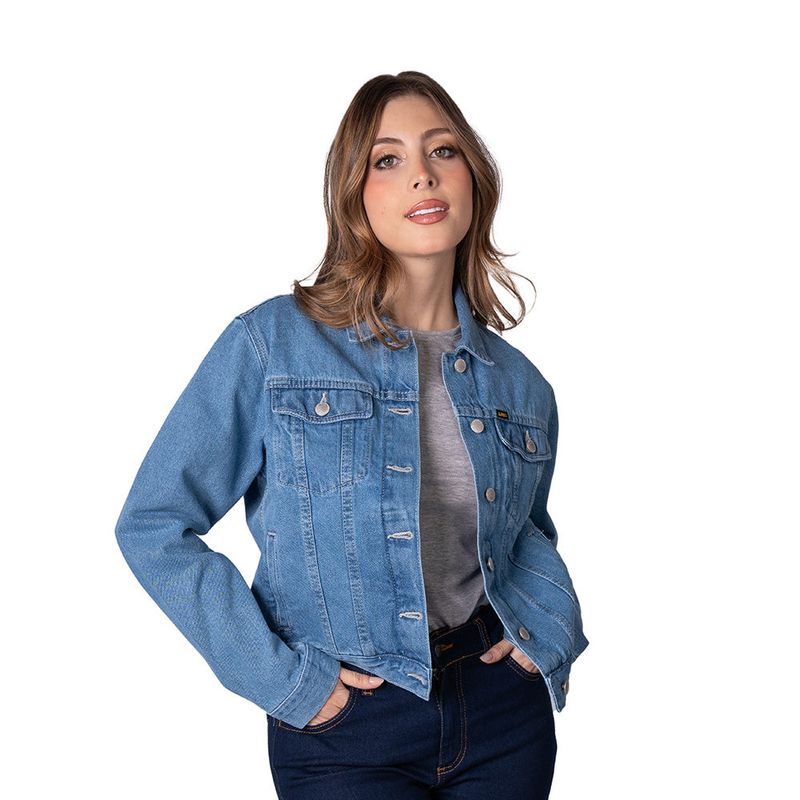 LEC LEE - Chaqueta En Denim Clásica Para Mujer Lec Lee
