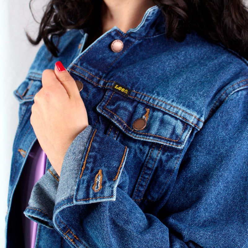 LEC LEE - Chaqueta En Denim Clásica Para Mujer Lec Lee