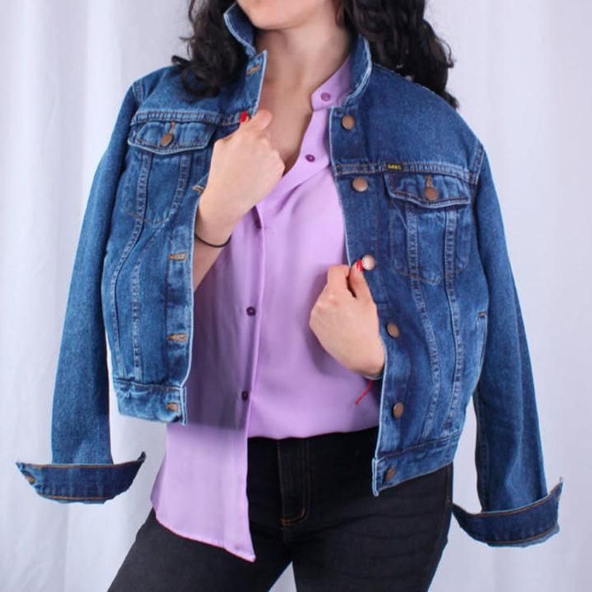 LEC LEE - Chaqueta En Denim Clásica Para Mujer Lec Lee