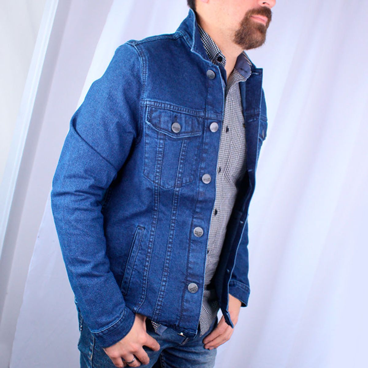 LEC LEE - Chaqueta En Denim Clsica Renovada Lec Lee ndigo Oscuro XLÍndigo oscuro