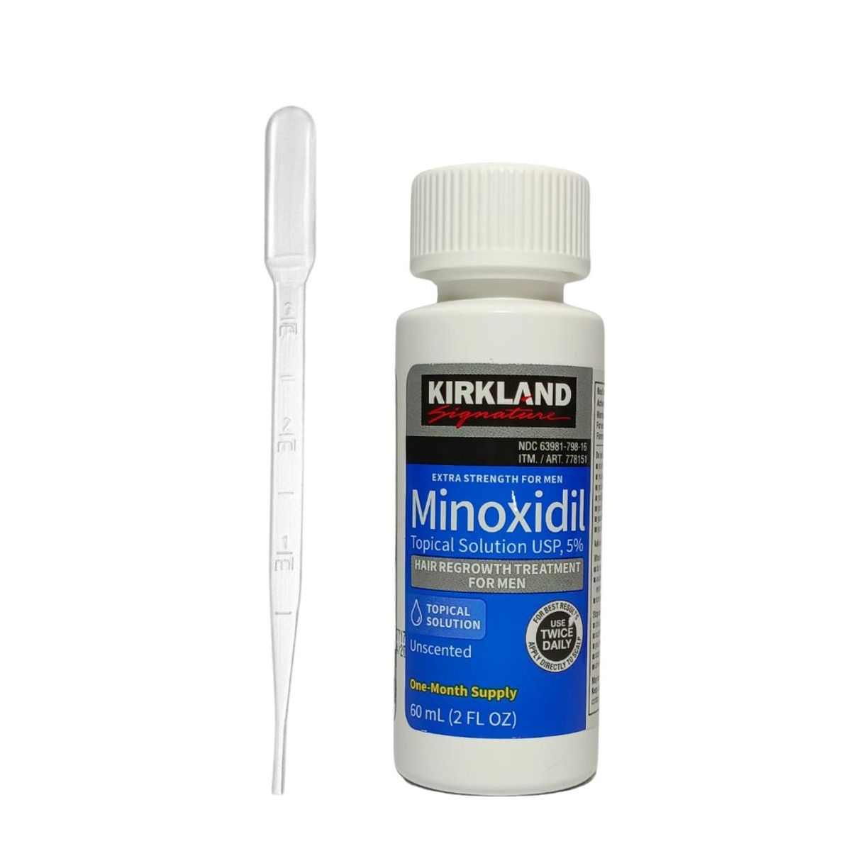 SIGNATURE - Minoxidil Kirkland  5 % Original 60 ml – Crecimiento Capilar Masculino