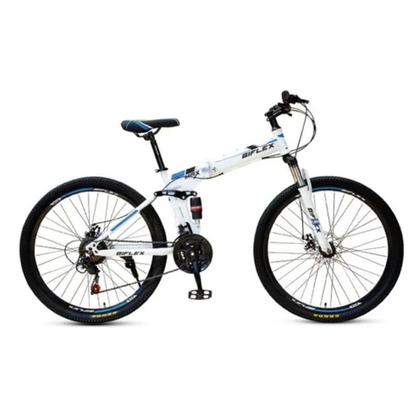 GENERICO - BICICLETA PLEGABLE 27 AUDI-27.5 BLANCO