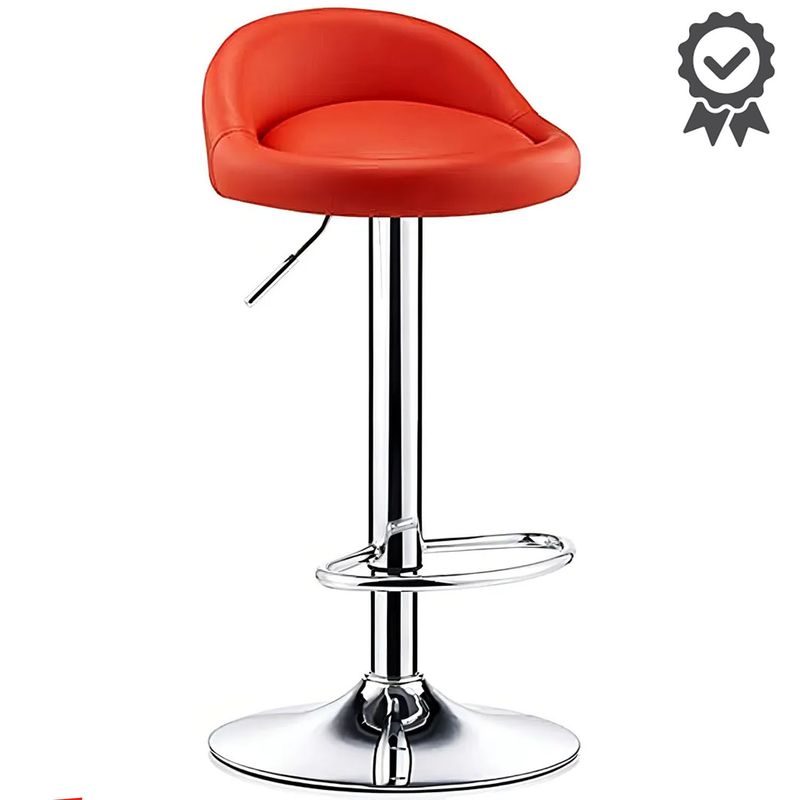 ONE PIXEL - Silla Alta Bar Comedor Giratorio Importado Rojo One Pixel